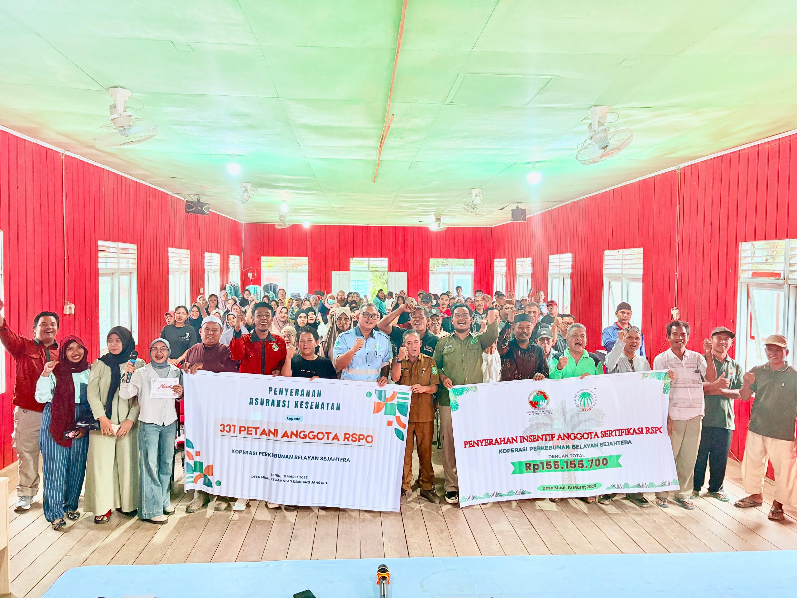 Dari Pasar Global ke Desa Muai: Rp614 Juta Manfaat RSPO Dirasakan Petani